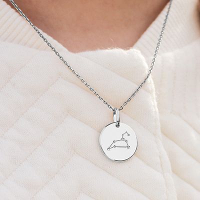 Collier personnalisé plaqué or ou argent - Constellations