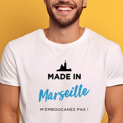 Tee shirt personnalisé homme - Made In Marseille