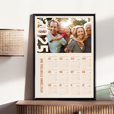 Calendrier personnalisé - Photo