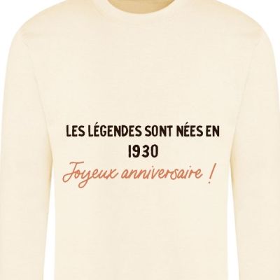 Sweat message générique année 1930
