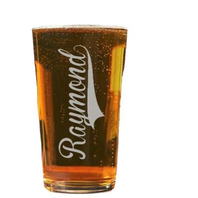 Verre à bière pinte personnalisé pour un Raymond