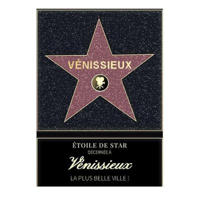 Affiche etoile de star personnalisé Vénissieux