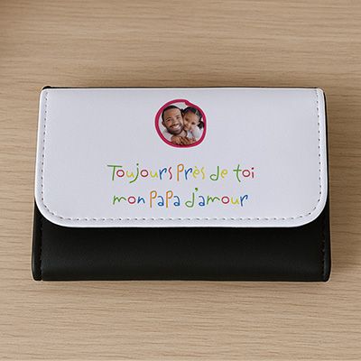 Portefeuille personnalisé - Mots d'enfants