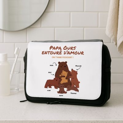 Trousse de toilette personnalisée - Câlins d'Ours