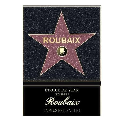 Affiche etoile de star personnalisé Roubaix