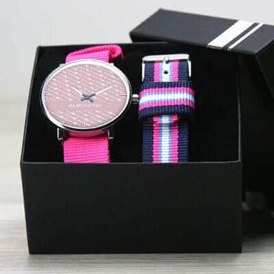 Montre duo Rose Message