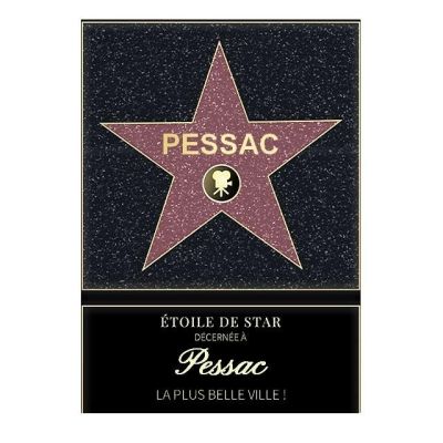 Affiche etoile de star personnalisé Pessac