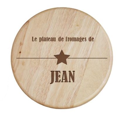 Set à fromage personnalisé pour un Jean