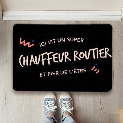 Paillasson personnalisé - Chauffeur routier