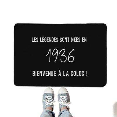 Paillasson message année 1936
