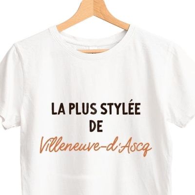 T-shirt femme personnalisé Villeneuve-d'Ascq