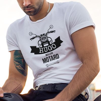 Tee Shirt Moto Personnalisé