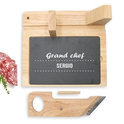 Guillotine à saucisson personnalisée - Message