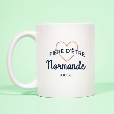 Mug personnalisé - Fière d'être Normande