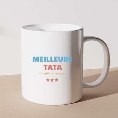 Mug Personnalisé Super Tata de - Cadeau personnalisé Tata