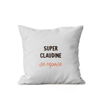 Coussin personnalisé pour une Claudine