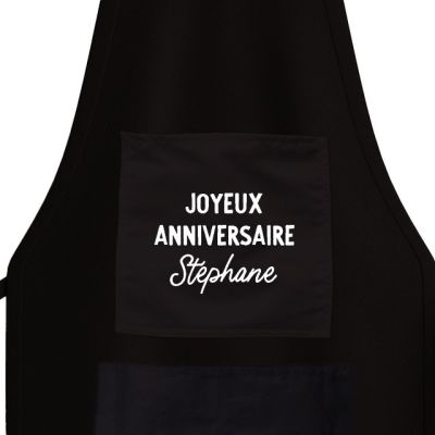 Tablier de cuisine personnalisé pour un Stéphane