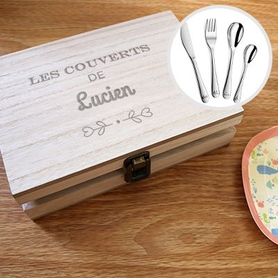 Kit couverts enfant gravé