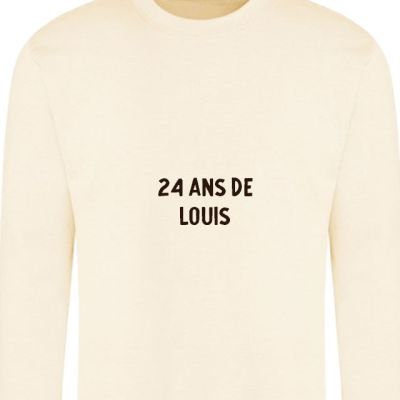 Sweat personnalisable homme 24 ans