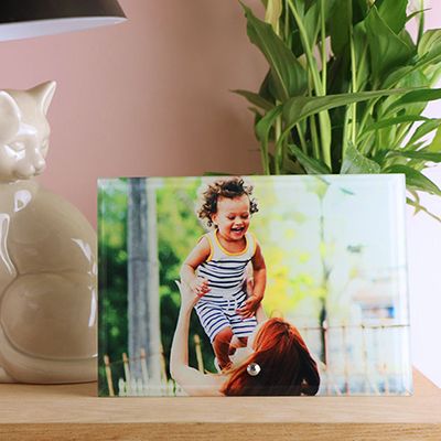 Cadre photo en verre Personnalisable