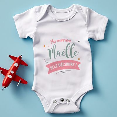 Body bébé personnalisé - Marraine