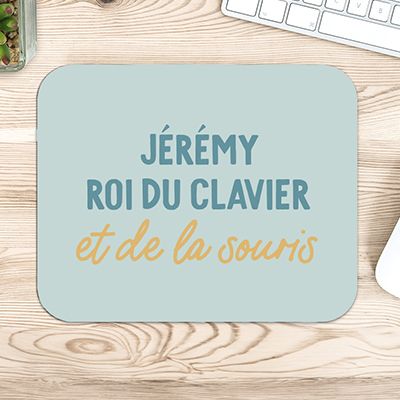 Tapis de souris personnalisé - Message