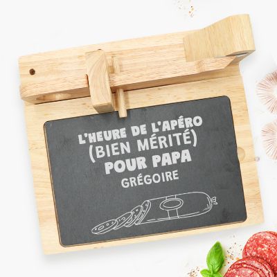 Guillotine à saucisson personnalisée - Apéro