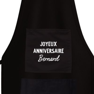Tablier de cuisine personnalisé pour un Bernard