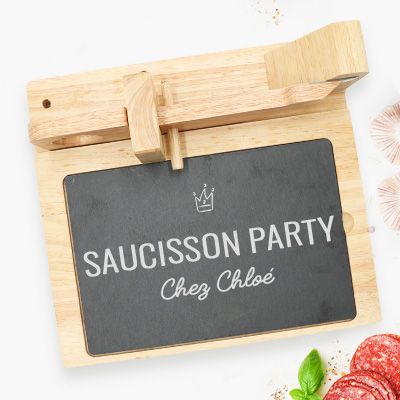 Guillotine à saucisson personnalisée - Prénom