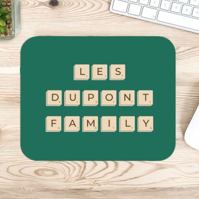 Tapis de souris personnalisé - Scrabble