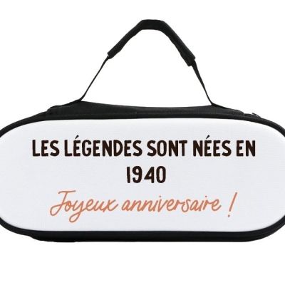 Sacoche de pétanque message générique année 1940