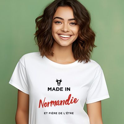 Tee shirt personnalisé femme - Made In Normandie