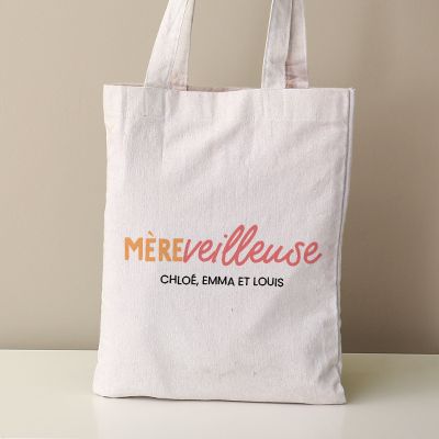 Tote bag personnalisé - Mère-veilleuse