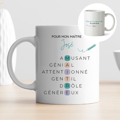 Mug personnalisé - Acrostiche Maitre