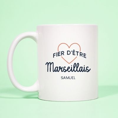 Mug personnalisé - Fier d'être Marseillais