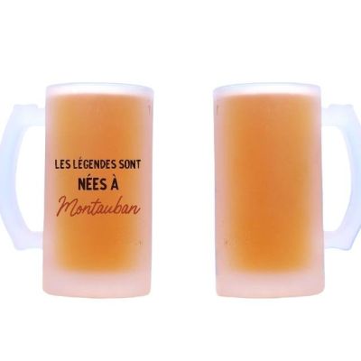 Chope de bière personnalisée Montauban