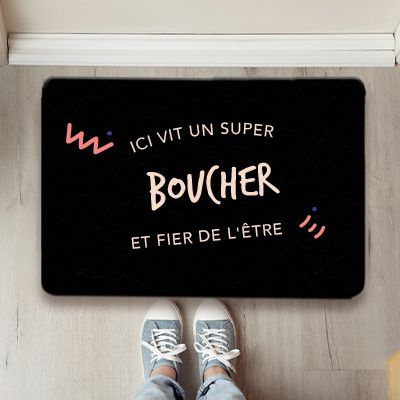 Paillasson personnalisé - Boucher