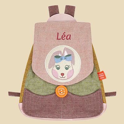 Sac à dos pour enfant personnalisé - Mme Lapin
