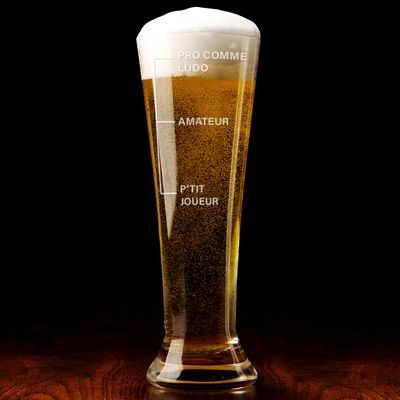 Verre à bière personnalisé flûte - Graduation