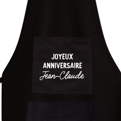 Tablier de cuisine personnalisé pour un Jean-Claude