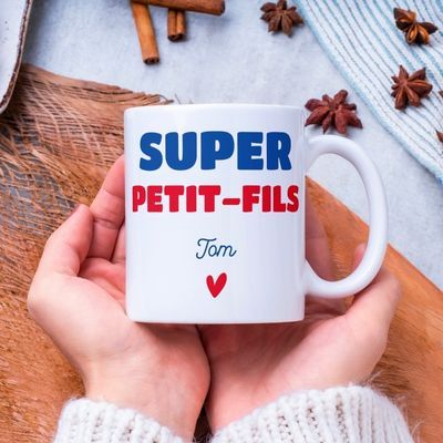 Mug personnalisé - Super Petit-fils 