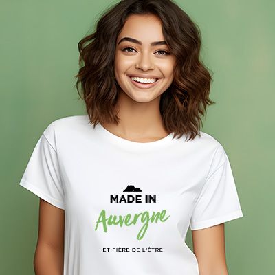 Tee shirt personnalisé femme - Made In Auvergne
