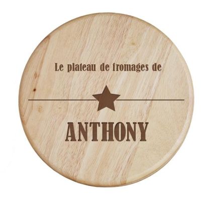 Set à fromage personnalisé pour un Anthony