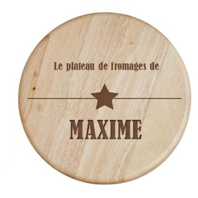 Set à fromage personnalisé pour un Maxime