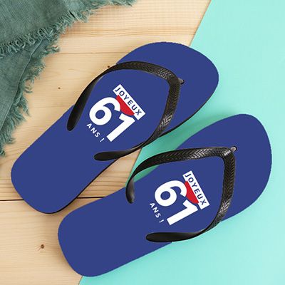 Tongs personnalisées - Pastis