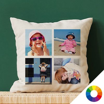 Coussin personnalisé - 4 Photos