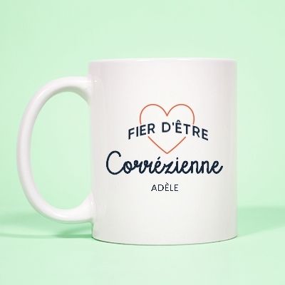 Mug personnalisé - Fière d'être Corrézienne