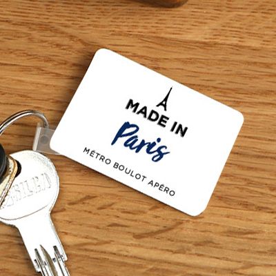 Porte clés personnalisable - Made In Paris