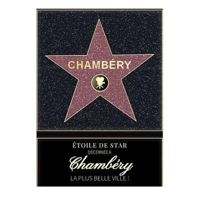 Affiche etoile de star personnalisé Chambéry