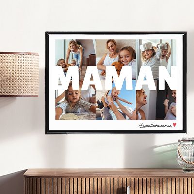 Affiche personnalisée - Multi photos famille